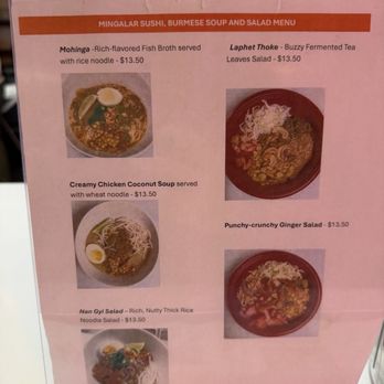 Mingalar Sushi - Menu - Sushi Bars Near Me - Honolulu, Hawaii