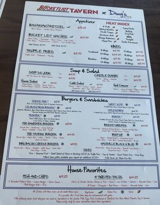 Menu photo 2 Doug's Diner Castle Rock, CO