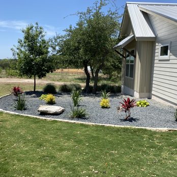 Green Ease Landscapes & Design - Front after their work. - Landscaping Near Me - Austin, Texas