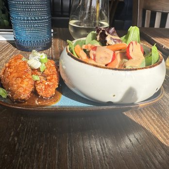 Muse - Salad and BK wings with lunch special - Thai Near Me - Brooklyn, New York