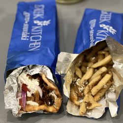 Greek Kitchen - Gyro with feta fries !