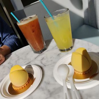 Jonquils Cafe & Bakery - Punta Cana & Havana Espresso.  Tulip dessert. - Cafes Near Me - Boston, Massachusetts