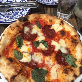 Trattoria Mercatto - Diavola pizza - underneath was burnt. - Italian Near Me - Toronto, Ontario Trattoria Mercatto - Diavola pizza - underneath was burnt. - Italian Near Me - Toronto, Ontario