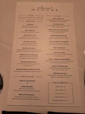 Menu photo 2 Restaurant Medure Ponte Vedra Beach, FL Menu photo 2 Restaurant Medure Ponte Vedra Beach, FL