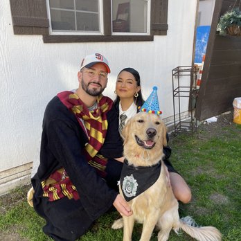Doggie Dos  - Draco's first birthday party was a success and he looked absolutely stunning thanks to Heather. We will definitely be going back!! - Pet Groomers Near Me - La Mesa, California