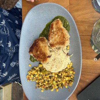 Tommy Bahama - Coconut crusted swordfish - Seafood Near Me - Naples, Florida Tommy Bahama - Coconut crusted swordfish - Seafood Near Me - Naples, Florida