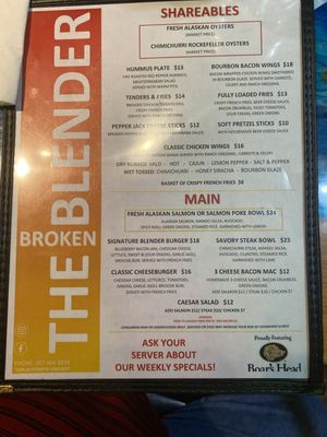 Menu photo 5 The Broken Blender Anchorage, AK