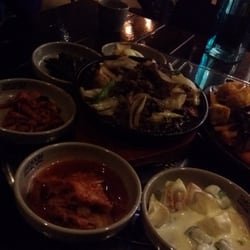 Side dishes and bulgoggi