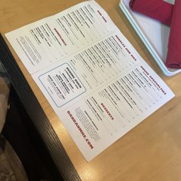 Menu Menu