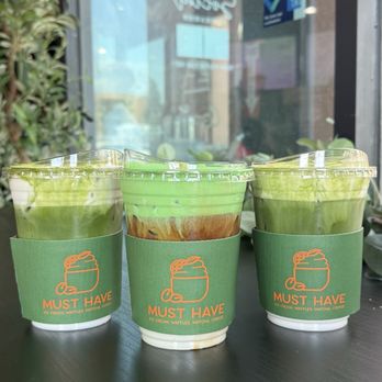 Must Have Coffee - matcha einspanner x2 and pandas coconut coffee? - Coffee & Tea Near Me - Monterey Park, California