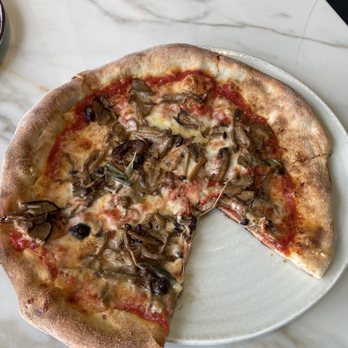 Spago - Mushroom Pizza $26 - New American Near Me - Las Vegas, Nevada Spago - Mushroom Pizza $26 - New American Near Me - Las Vegas, Nevada
