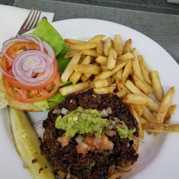 BKLYN Beer Garden - Veggie burger Sad! - Pubs Near Me - Jamaica, New York BKLYN Beer Garden - Veggie burger Sad! - Pubs Near Me - Jamaica, New York