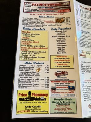 Menu photo 5 Johnny's Barbeque Rockwell, NC