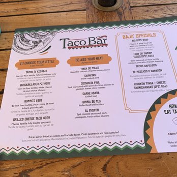 Taco Bar - Tacos Near Me - Cabo San Lucas, BCS