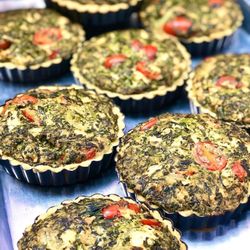 Raquel Confections - Spinach Tomato and Feta Quiche