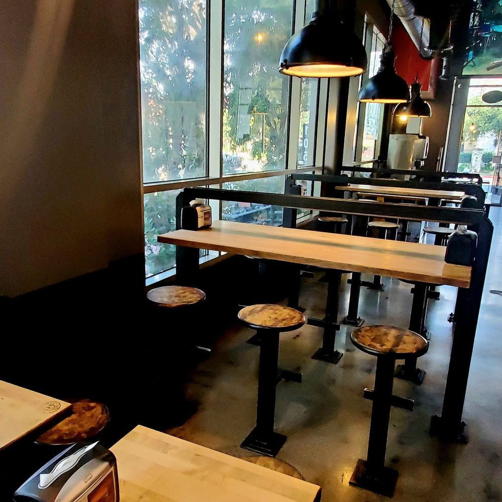 Dog Haus - Pasadena - Tables inside - New American Near Me - Pasadena, California