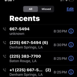 I tried calling. No one answered except at the Cedarcrest location.
