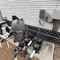 Chads Pool Service - Jandy equipment pad