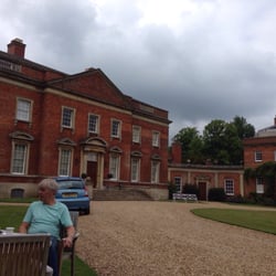 Kelmarsh Hall and Gardens - Front entrance.