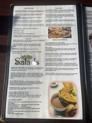 Menu photo 2 El Corral Mexican Restaurant Warsaw, IN Menu photo 2 El Corral Mexican Restaurant Warsaw, IN