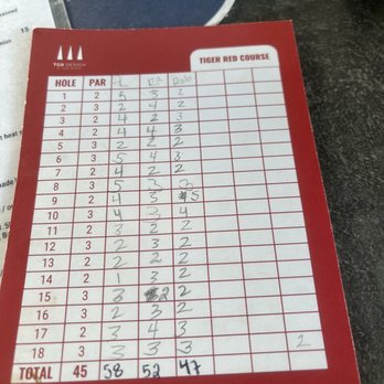 PopStroke - Scorecard - Mini Golf Near Me - Sarasota, Florida