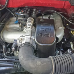 Sparkling clean engine after enduring over a decade of West Texas dirt, dust, and heat!
