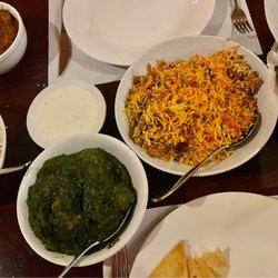 Spice Affair - Chicken Biryani, Chicken Saag, Lamb Bhuna Masala, Naan