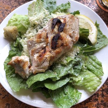 Steamworks - Caesar salad with grilled chicken - Pubs Near Me - Vancouver, British Columbia