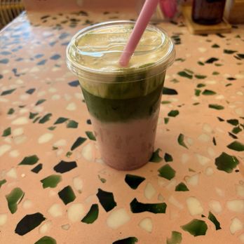 Cha Cha Matcha - Strawberry matcha with coconut cold foam - Coffee & Tea Near Me - Venice, California Cha Cha Matcha - Strawberry matcha with coconut cold foam - Coffee & Tea Near Me - Venice, California