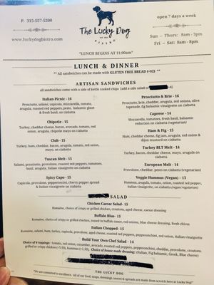 Menu photo 5 The Lucky Dog Bistro Clinton, NY Menu photo 5 The Lucky Dog Bistro Clinton, NY