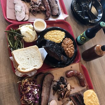 Killen's Barbecue - Two 6-meat plates and one beef rib plate (middle). All plates comes with 2 sides - Barbeque Near Me - Pearland, Texas Killen's Barbecue - Two 6-meat plates and one beef rib plate (middle). All plates comes with 2 sides - Barbeque Near Me - Pearland, Texas