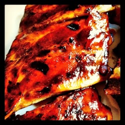 Big Rascal BBQ & Grille - Gorgeous slab of ribs