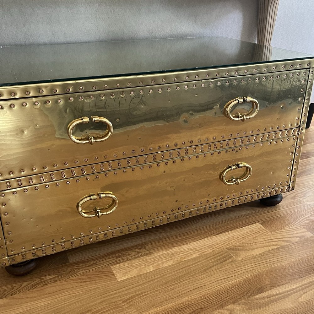 American Metal Restoration - Vintage brass trunk - Metal Fabricators Near Me - Largo, Florida American Metal Restoration - Vintage brass trunk - Metal Fabricators Near Me - Largo, Florida