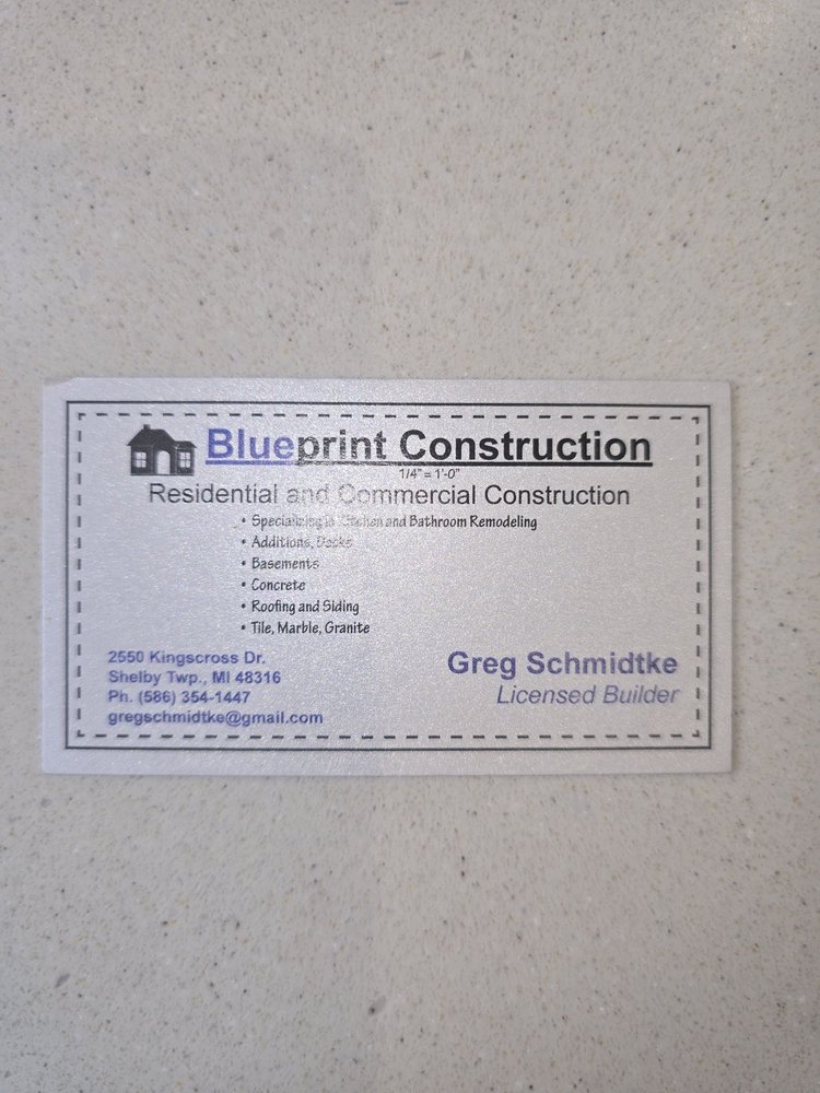 Slide of Blueprint Construction