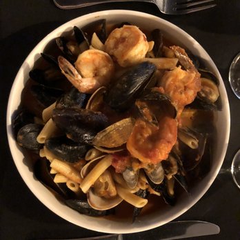 Osteria 545 - Fra Diablo with shrimp, mussels, & clams over GF pasta. - Italian Near Me - Paulsboro, New Jersey Osteria 545 - Fra Diablo with shrimp, mussels, & clams over GF pasta. - Italian Near Me - Paulsboro, New Jersey