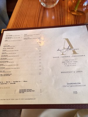 Menu photo 3 da Adriano New York, NY