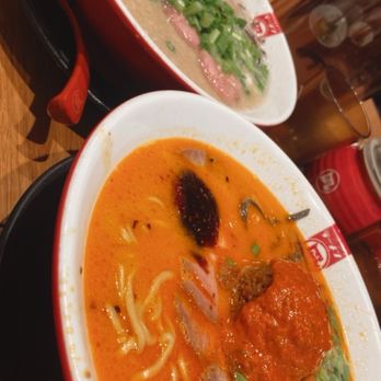 Ramen Nagi - Top is original king and bottom is red king - Ramen Near Me - Arcadia, California Ramen Nagi - Top is original king and bottom is red king - Ramen Near Me - Arcadia, California