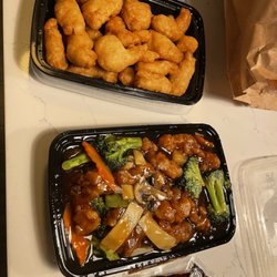 China Chef - Top is Sweet and Sour Chicken. Bottom is Hawaiian Chicken