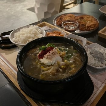 Bap.Zip - hangover beansprout gukbap and mung bean pancake - Korean Near Me - Markham, Ontario