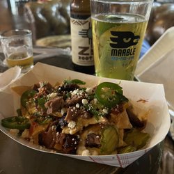 Tantrum Barbecue - 1/2 order pulled pork nachos