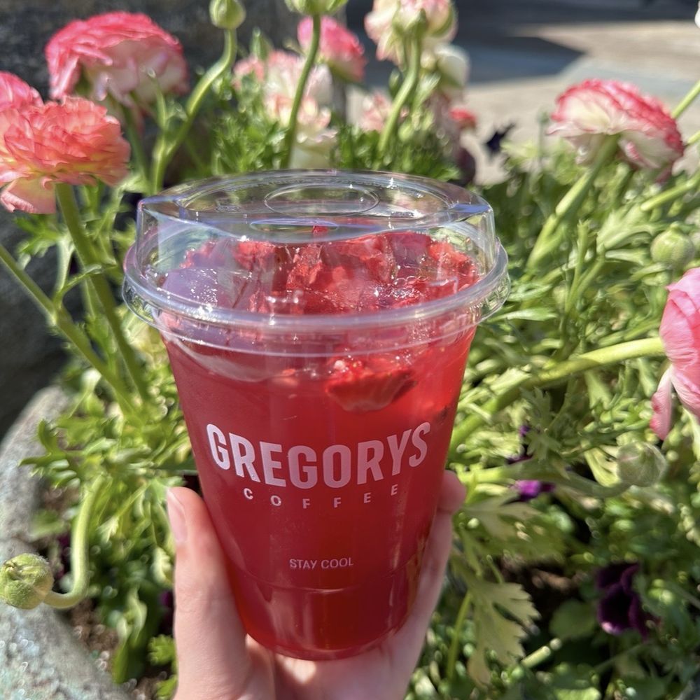 Gregorys Coffee - Strawberry Hibiscus Refresher - Coffee & Tea Near Me - Darien, Connecticut