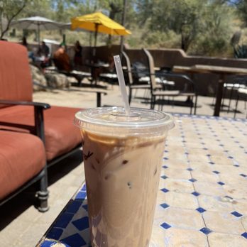 Janey's Coffee Co. & Bodega - Chai latte, iced with oat milk! - Bars Near Me - Cave Creek, Arizona