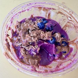 Mostly melted Acai Smoothie Bowl Mostly melted Acai Smoothie Bowl