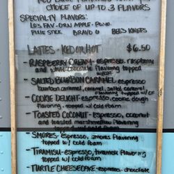 Tuck & Roll - Beverages menu as of 5/10/2024