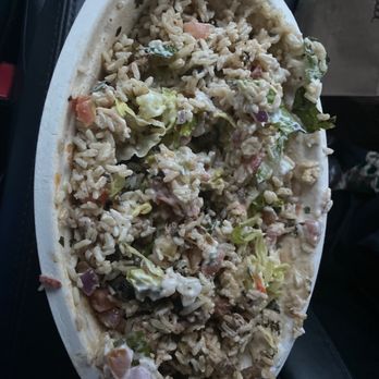 Chipotle Mexican Grill - majority rice can barely see the little meat they put in it - Mexican Near Me - St George, Utah