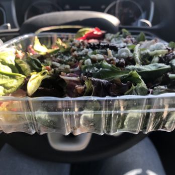 Neri's On the Square - Tiny $9 salad + $4 to add chicken that wasn't there. - New American Near Me - Graham, Texas Neri's On the Square - Tiny $9 salad + $4 to add chicken that wasn't there. - New American Near Me - Graham, Texas