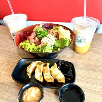 Poke Burri - 4 Piece Fried Pork Gyoza - Japanese Near Me - Sugar Land, Texas Poke Burri - 4 Piece Fried Pork Gyoza - Japanese Near Me - Sugar Land, Texas