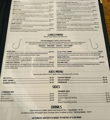 Menu photo 7 Friendly Fisherman Restaurant Madeira Beach, FL Menu photo 7 Friendly Fisherman Restaurant Madeira Beach, FL