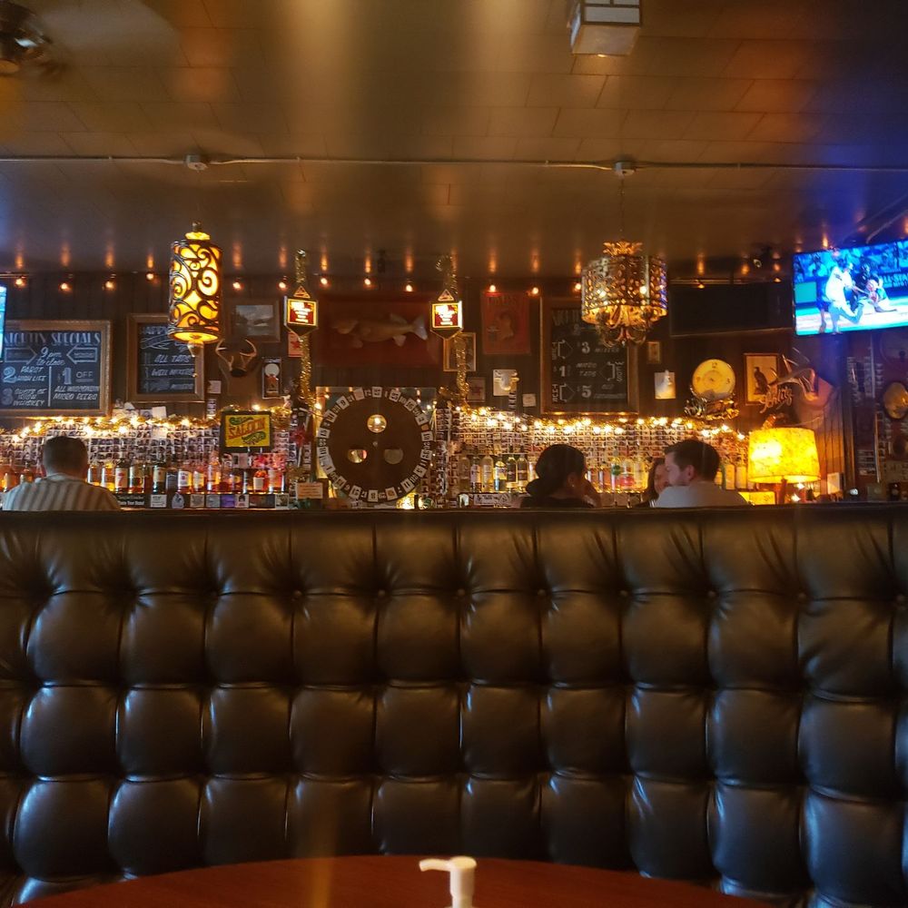 Bar from behind the booth Bar from behind the booth