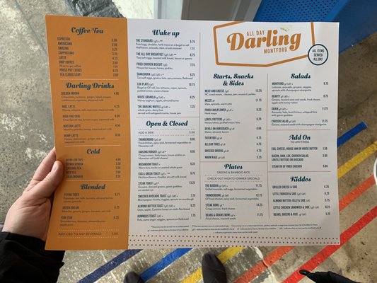 Menu photo 5 All Day Darling Asheville, NC
